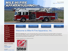 Tablet Screenshot of milehifire.com